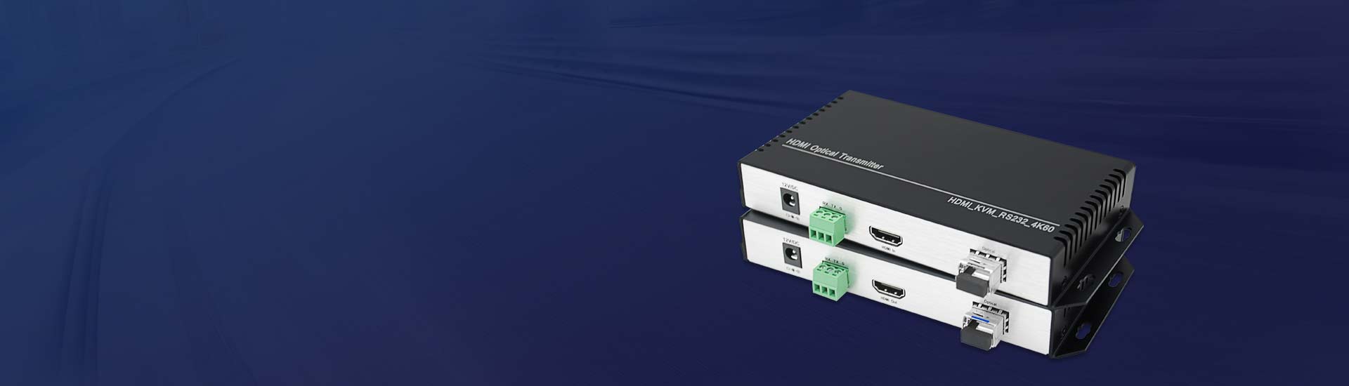 Bộ mở rộng sợi quang 4K @ 60 HDMI KVM không nén