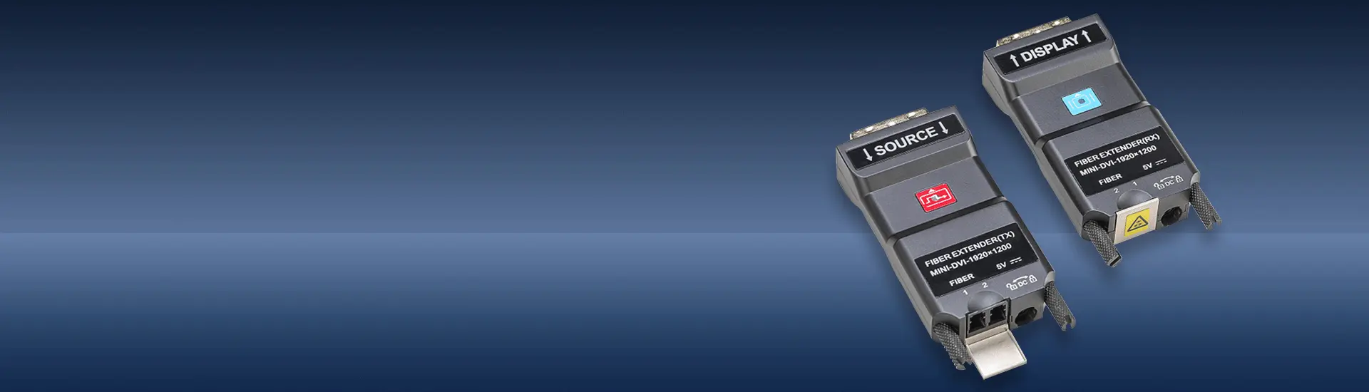Bộ mở rộng sợi quang Mini DVI